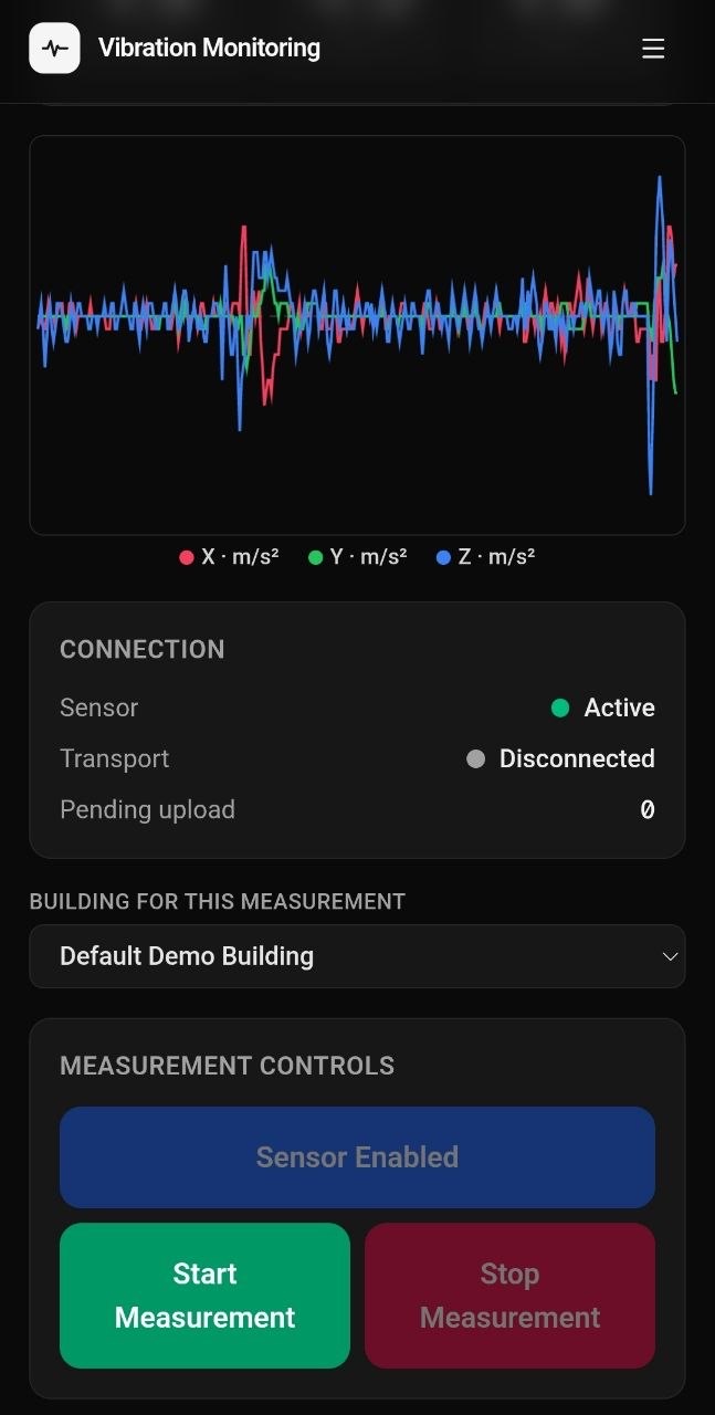 Resoniqa MVP — Live vibration capture